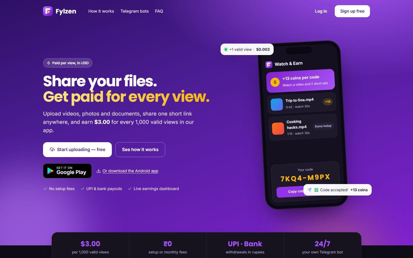 Fylzen — live site